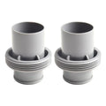 2PCS PVC Above Ground Pool Adapter For-Bestway P05992 Hose 38MM Adapter Saltwater Chlorinator Sand Pump Replacement Adapter