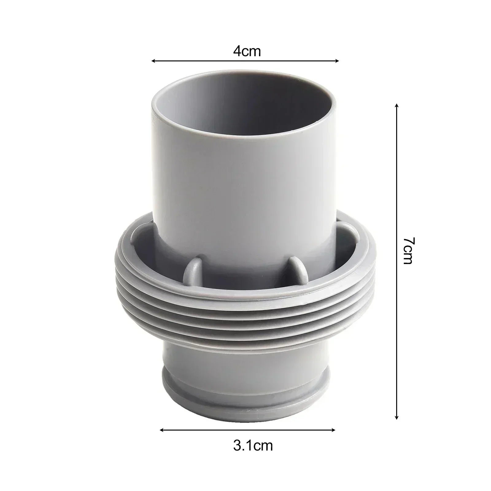 2PCS PVC Above Ground Pool Adapter For-Bestway P05992 Hose 38MM Adapter Saltwater Chlorinator Sand Pump Replacement Adapter