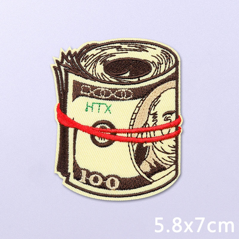 Van Gogh Oil Painting Embroidery Patch Iron On Patches For Clothing Thermoadhesive Patches On Clothes Sewing/Fusible Applique