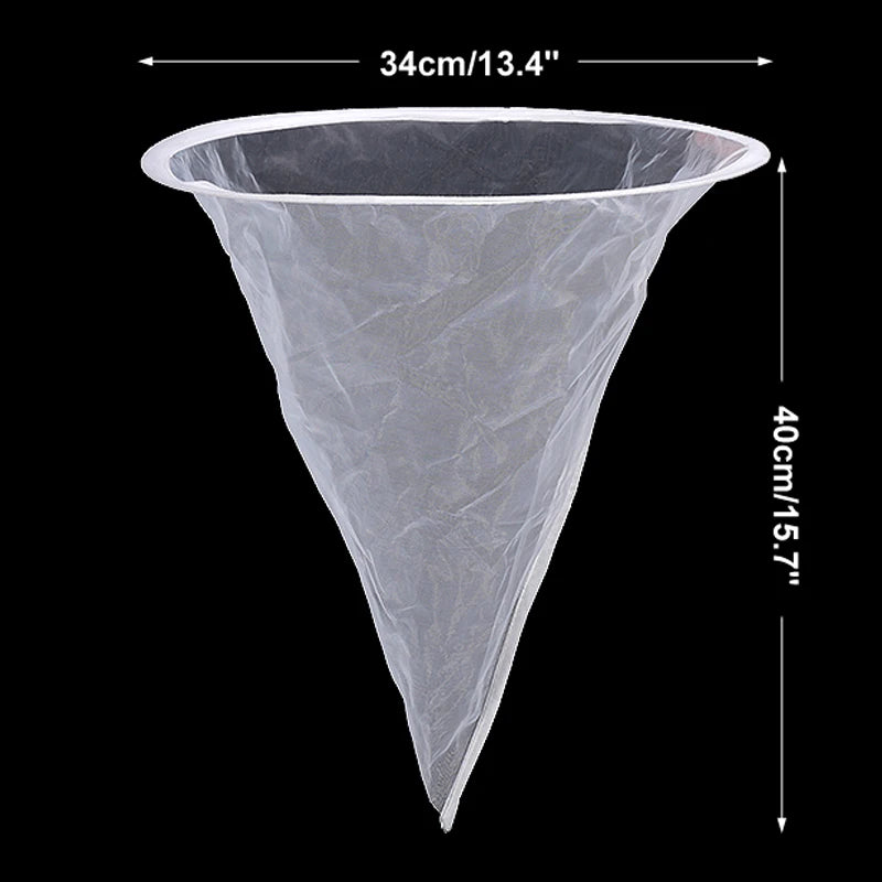 1 Pcs Beekeeping Equipment Bee Honey Filter Nylon Cone-Shape Honey Screener Bee Hive Bee Honey Tools