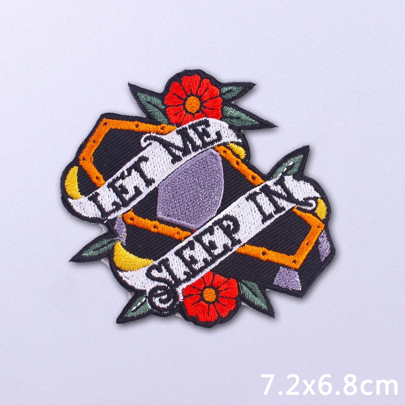 Van Gogh Oil Painting Embroidery Patch Iron On Patches For Clothing Thermoadhesive Patches On Clothes Sewing/Fusible Applique