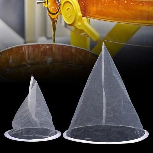 1 Pcs Beekeeping Equipment Bee Honey Filter Nylon Cone-Shape Honey Screener Bee Hive Bee Honey Tools