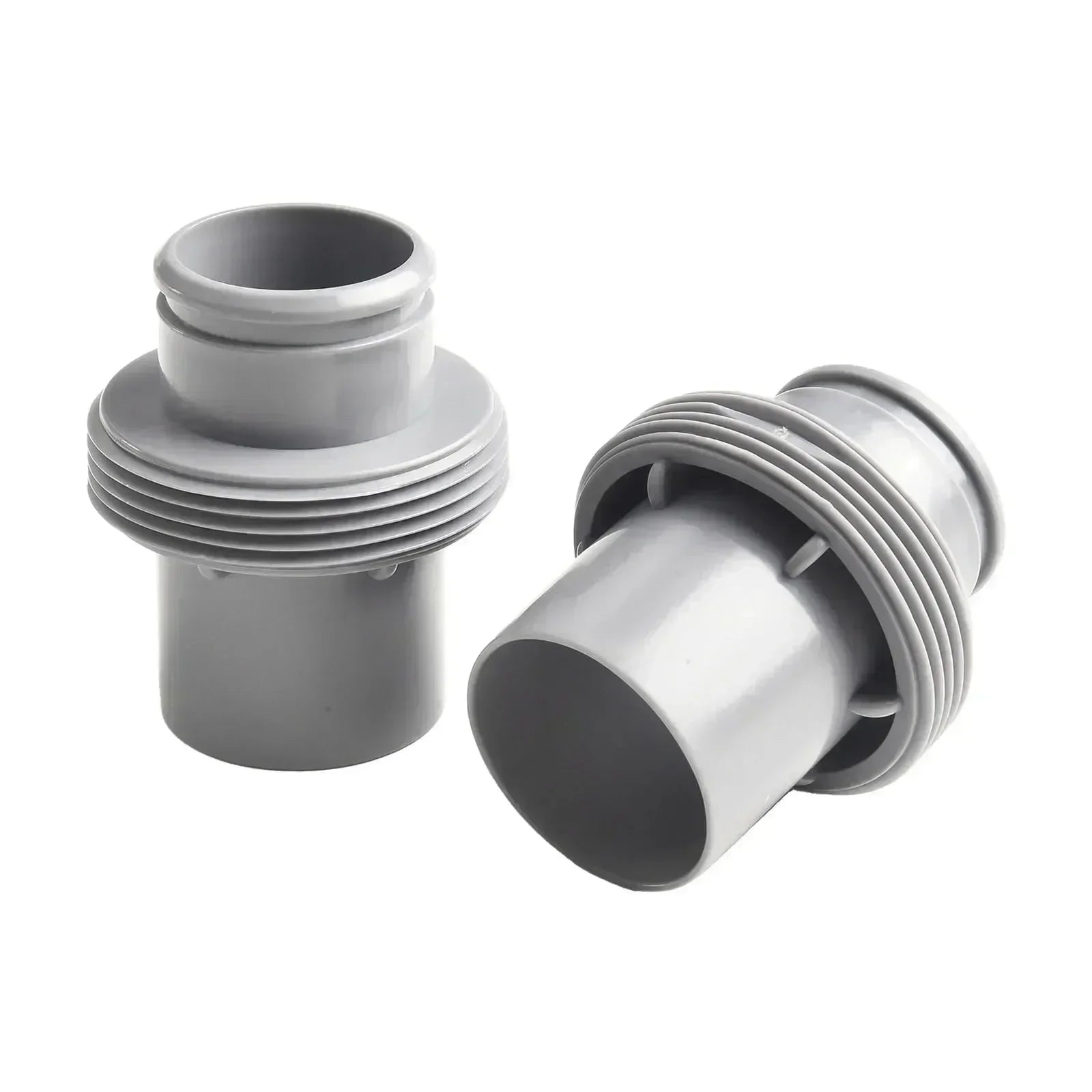2PCS PVC Above Ground Pool Adapter For-Bestway P05992 Hose 38MM Adapter Saltwater Chlorinator Sand Pump Replacement Adapter