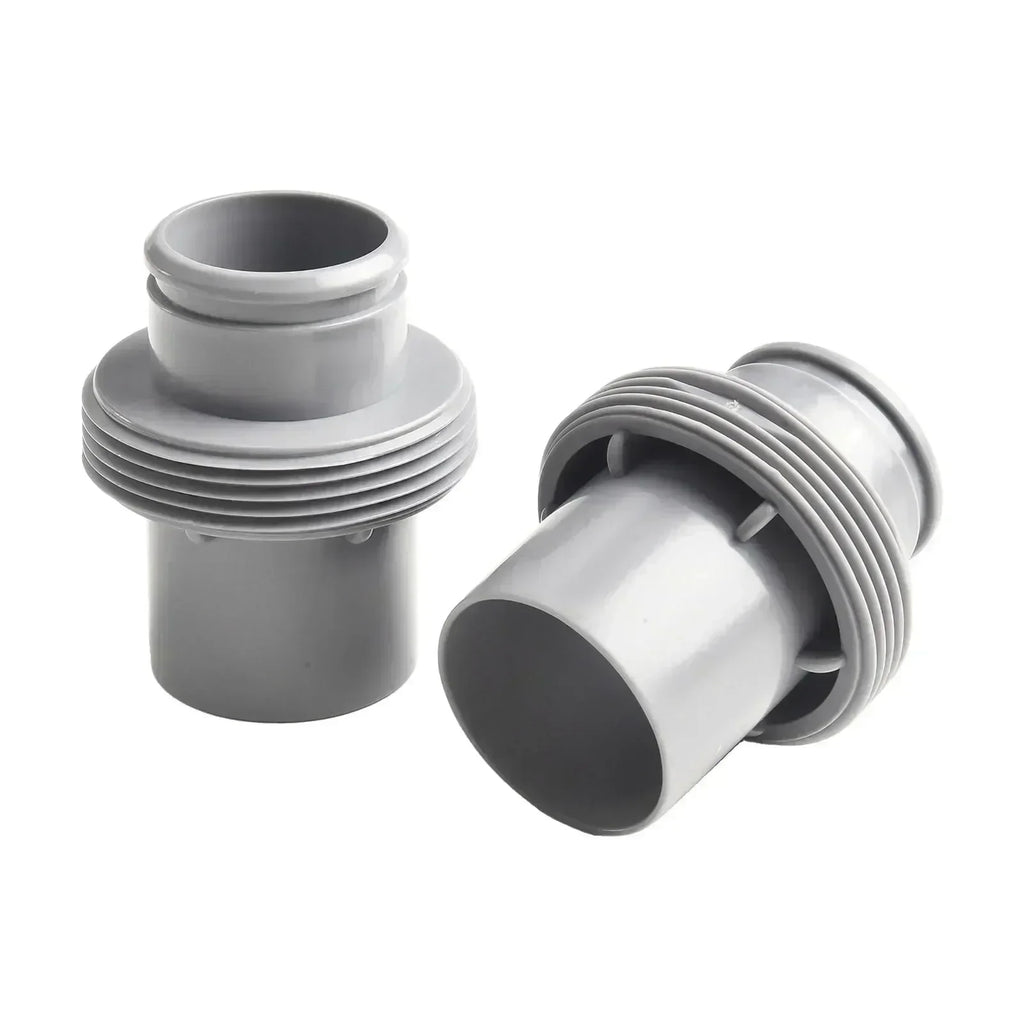 2PCS PVC Above Ground Pool Adapter For-Bestway P05992 Hose 38MM Adapter Saltwater Chlorinator Sand Pump Replacement Adapter