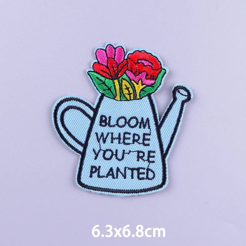 Van Gogh Oil Painting Embroidery Patch Iron On Patches For Clothing Thermoadhesive Patches On Clothes Sewing/Fusible Applique