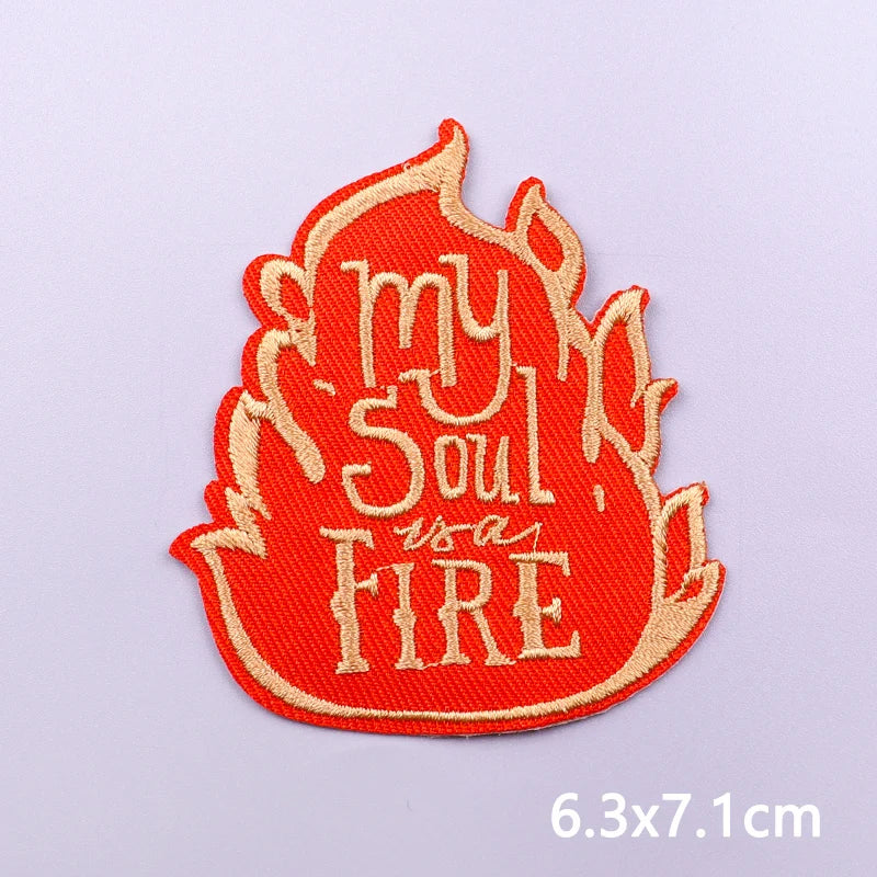 Van Gogh Oil Painting Embroidery Patch Iron On Patches For Clothing Thermoadhesive Patches On Clothes Sewing/Fusible Applique
