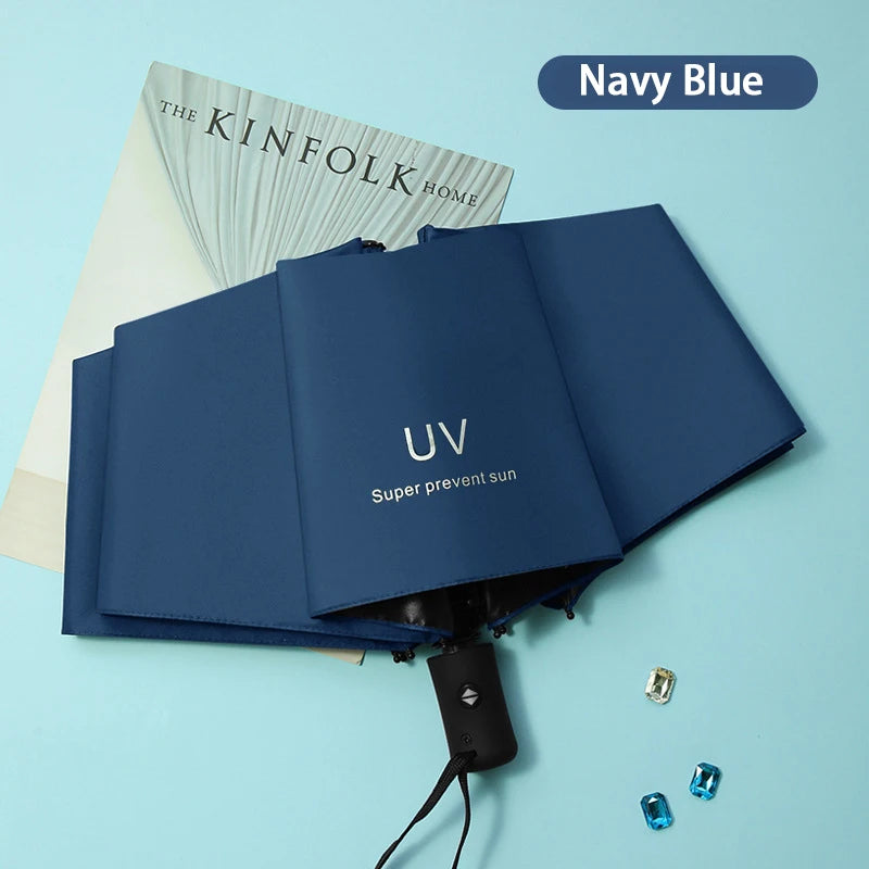 8 Ribs Travel Rain Sun Umbrellas Windproof Multi-color Travel Umbrella Automatic Open And Close